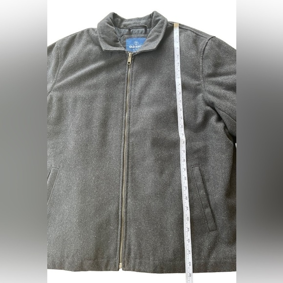 Old Navy Gray Wool Coat size XL/TG/XG - Picture 10 of 16